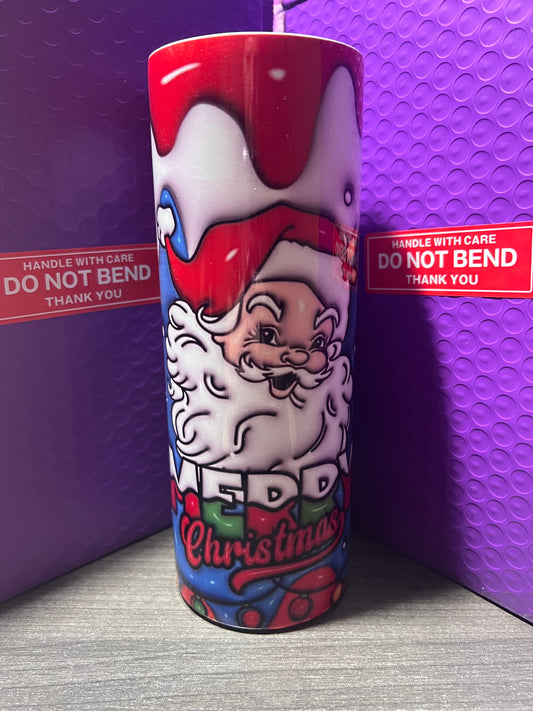 Merry Christmas Santa tumbler