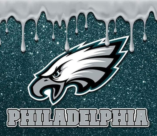 Philadelphia eagles drip tumbler