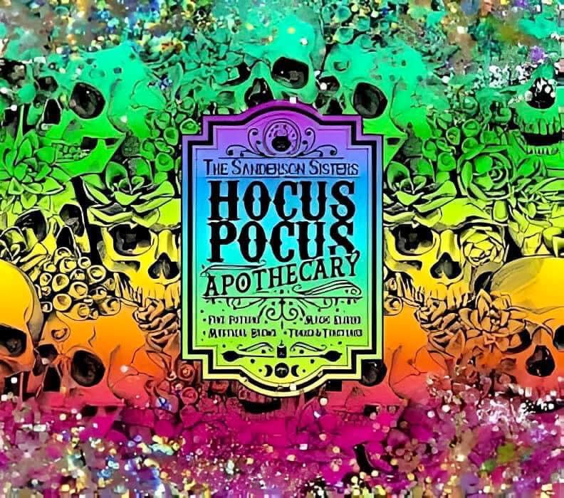 Rainbow Hocus Pocus tumbler