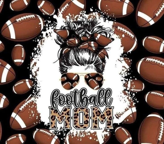 Football mom tumbler