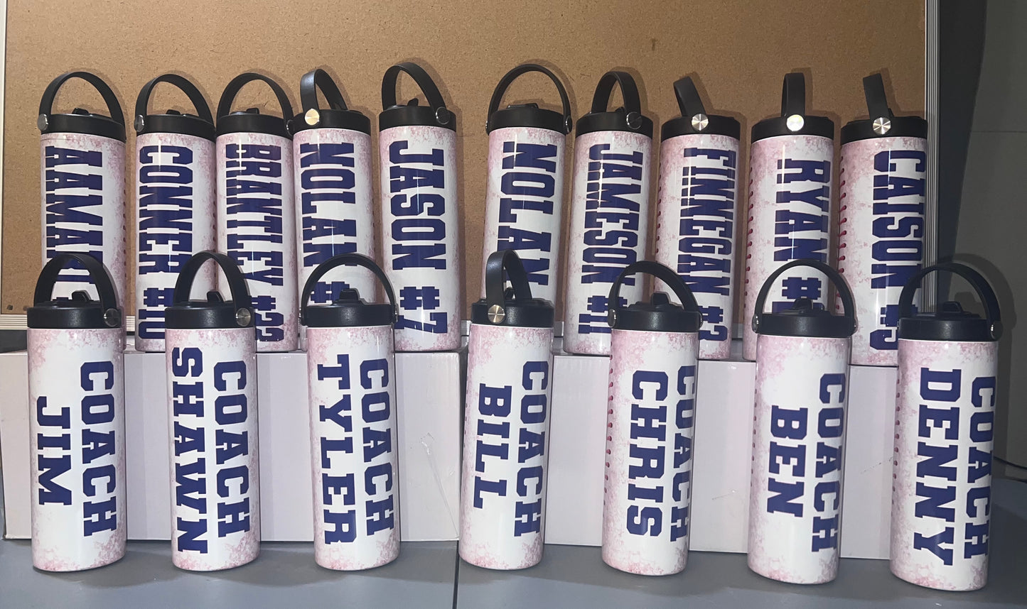 Sports water bottles