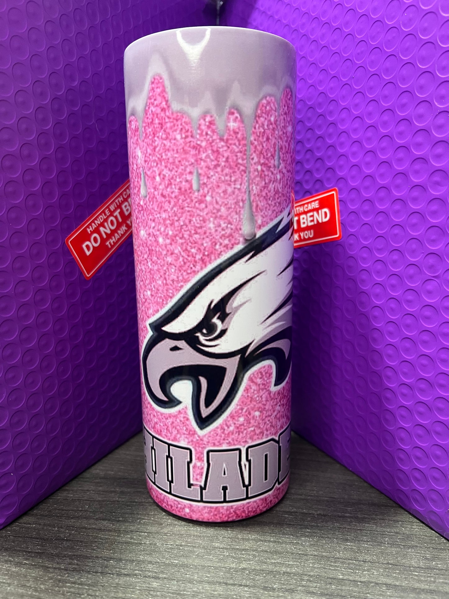 Pink Eagles tumbler